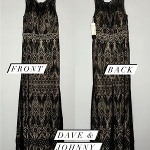Beautiful black laced dress for any occasion